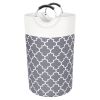 82L Laundry Basket Portable Foldable Home Laundry Storage Bag Cotton Hamper For Kids Toys Storage Dirty Clothes Basket Bag - Gray - China