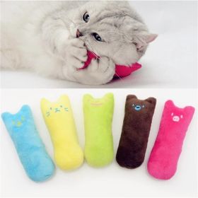 Plush Cat Toy Rustle Sound Catnip Toy Cats Products for Pets Cute Cat Toys for Kitten Teeth Grinding Cat Plush Thumb Pillow