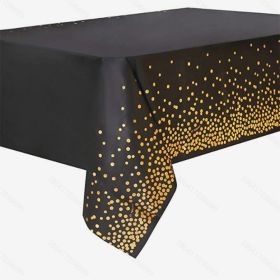 1pc/3pcs; Rectangular Dot Tablecloth; Dot Disposable Tablecloth; Reusable Disposable Party Tablecloth For Birthday/Wedding/Party/Banquet 54x108inch