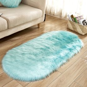 Fluffy 6cm Plush Carpet Fuzzy Wool Floor Mat Multicolor Oval Soft Living Room Bedroom Adult Boys Girls Home Decor Cute Fashion