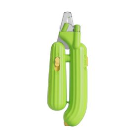 Cactus pet nail clippers, cat nail clippers, dog nail clippers, electric LED blood thread pet products, cross-border