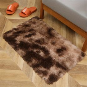 1pc, Plush Silk Fur Rug for Indoor Bedroom and Living Room - Soft and Luxurious Floor Mat