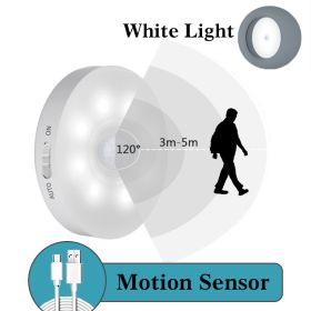 700mAh PIR Motion Sensor LED Night Light USB Rechargeable Night Lamp for Bedroom Kitchen Cabinet Light Wireless Closet Light