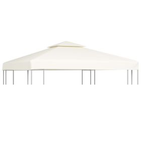 Gazebo Cover Canopy Replacement 1 oz/ft² Cream White 9.8'x9.8'