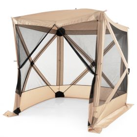 6.7 x 6.7 Feet Pop Up Gazebo with Netting and Carry Bag