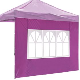 10x10ft EZ Canopy Gazebo With Windows 18-3339TPX Vivid Viola