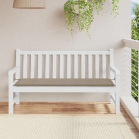 Garden Bench Cushion Taupe 59.1"x19.7"x1.2" Oxford Fabric