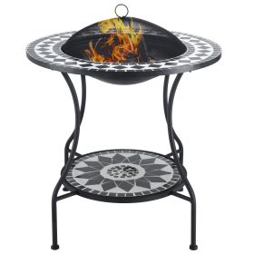 30" Outdoor Fire Pit Dining Table