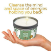 MAGNIFICENT101New Style Pure White Sage Smudge Candle for House Energy Cleansing