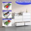 Lateral File Cabinet 2 Drawer, White Filing Cabinet with Lock, Lockable File Cabinet for Home Office, Locking Metal File Cabinet for Legal/Letter/A4/F