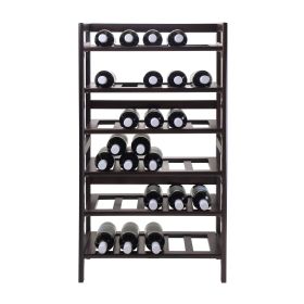 Silvi Wine Rack; 30-Bottle; - 6-Tier