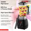 5 Core 2L Professional Countertop Blender Touch Screen For Kitchen