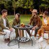 30" Outdoor Fire Pit Dining Table