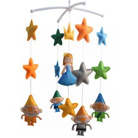 Rotatable Mobile [Child's Fairy Tale] Crib Musical Mobile, Toddler Toys