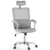 Sweetcrispy Ergonomic Office Chair High Back Mesh Gaming Desk Chair with Adjustable Headrest and Lumbar Support - as Pic