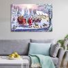 Framed Canvas Wall Art Decor Painting or Christmas, Painting For Christmas Gift, Decoration For Christmas Eve Office Living Room, Bedroom Decor-Ready