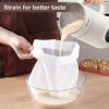 Mooye 35oz Automatic Nut Milk Maker with Nut Milk Bag - Homemade Almond, 10 Blades, Oat, Soy Milk Machine - Auto-operation, 12 Hours Timer, Easy Clean